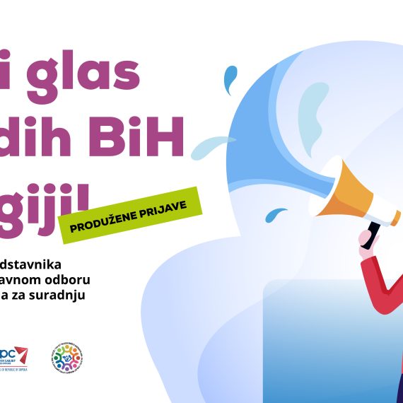 Produžene prijave – JAVNI POZIV za izbor i imenovanje omladinskog predstavnika Bosne i Hercegovine za člana Upravnog odbora Regionalnog ureda za suradnju mladih (RYCO)