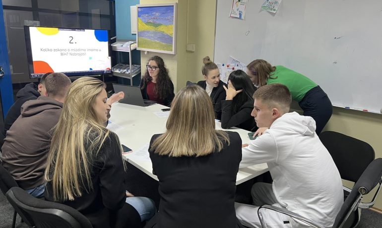 Radionica omladinskog organiziranja za mlade iz Širokog Brijega i Ljubuškog