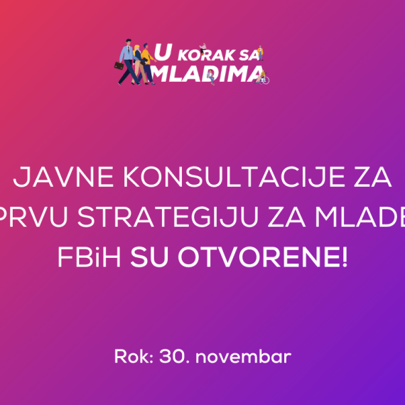 Javne konsultacije za prvu strategiju za mlade FBiH su otvorene!