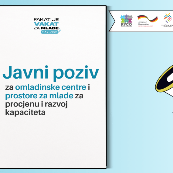 Javni poziv za omladinske centre i prostore za mlade u BiH za procjenu i razvoj kapaciteta