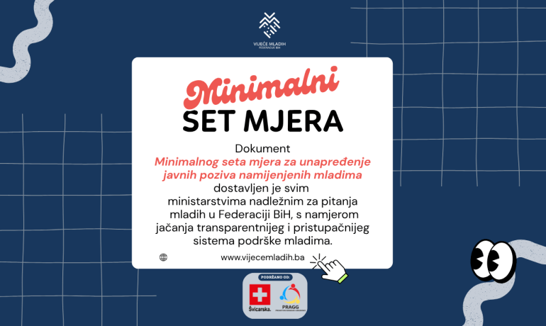 Da dobre ideje mladih ne ostanu nevidljive: inicijativa za unapređenje javnih poziva namijenjenih mladima