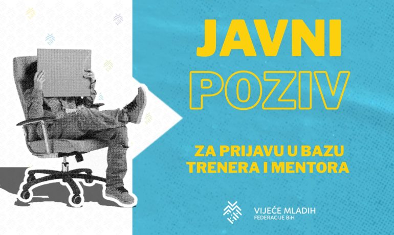 Postani dio baze trenera i mentora Vijeća mladih Federacije BiH!