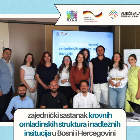 Održan zajednički sastanak krovnih omladinskih struktura i nadležnih institucija u BiH