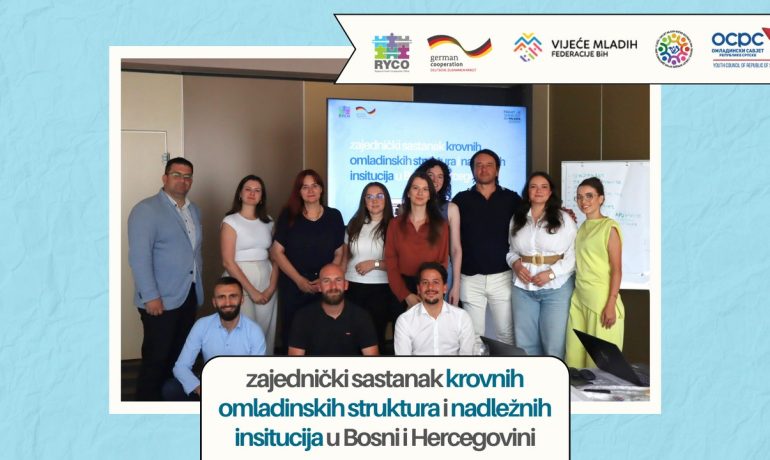 Održan zajednički sastanak krovnih omladinskih struktura i nadležnih institucija u BiH