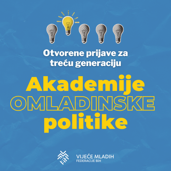 Otvoren je poziv za treću generaciju Akademije omladinske politike Bosne i Hercegovine!